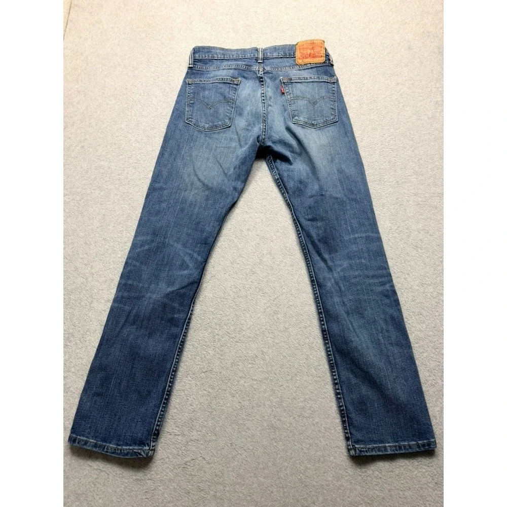 Levis 511 Slim Fit Jeans Mens 30x30 Blue Medium Wash Denim Pants 04511-1907